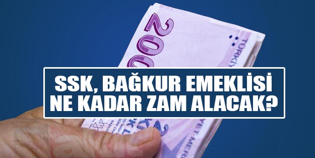 SSK Bağkur emekli zammı 2020
