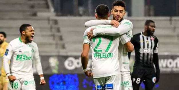St. Etienne deplasmanda tek golle kazandı