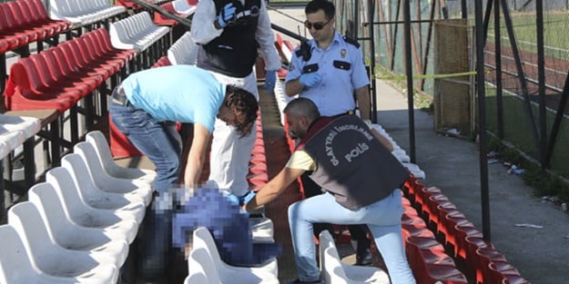 Stadın boş koltuklarında ölü bulundu