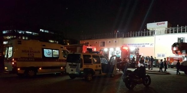 Stadyumda yangın paniği
