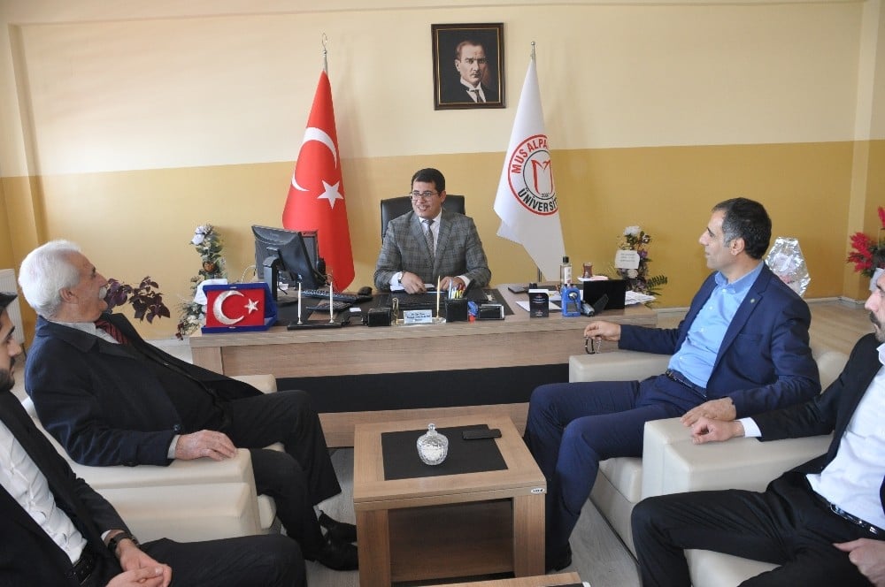 STK temsilcilerinden MYO Müdürü Halidi’ye ziyaret 