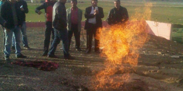 Su ararken gaz buldular