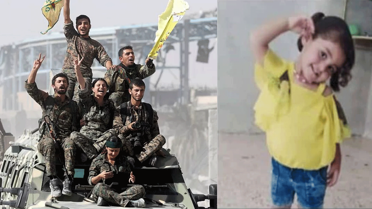 Şu küçük meleği keskin nişancı atışıyla şehit ettiler! PKK/YPG çocukları bile hedef alıyor