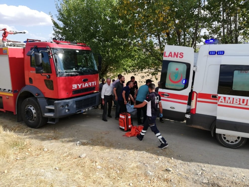 Su kuyusuna düşen şahıs yaralandı 