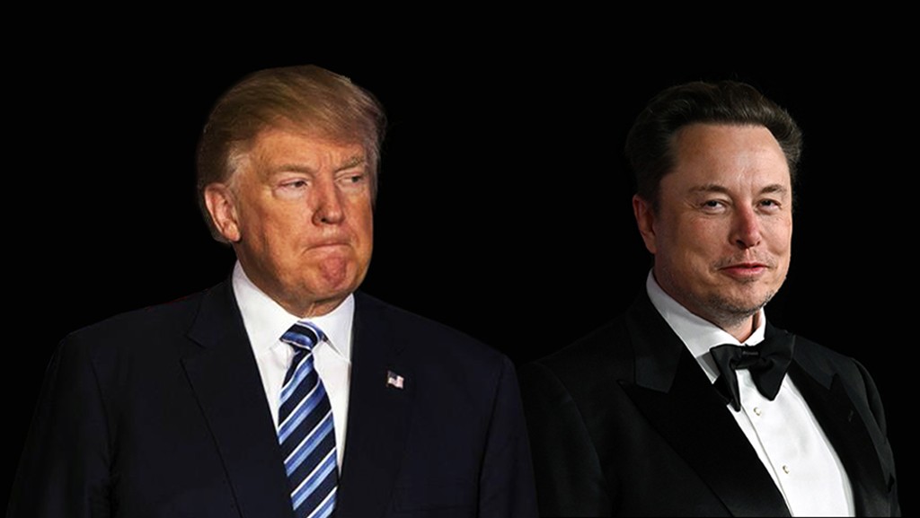 Su sızmıyordu, aralarına medya girdi! Trump ile Elon Musk tartıştı