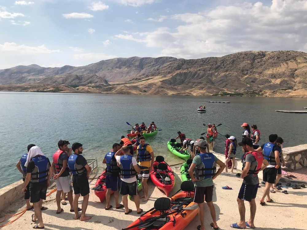 Su Sporları Merkezi’nde kampa girdiler 