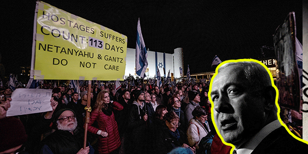 Suçları Netanyahu'yu protesto etmek! Katil bu kez İsrailli esirlerin ailelerini hedef aldı