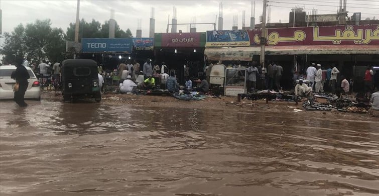 Sudan'da aşırı yağmurlar yüzünden 46 kişi öldü