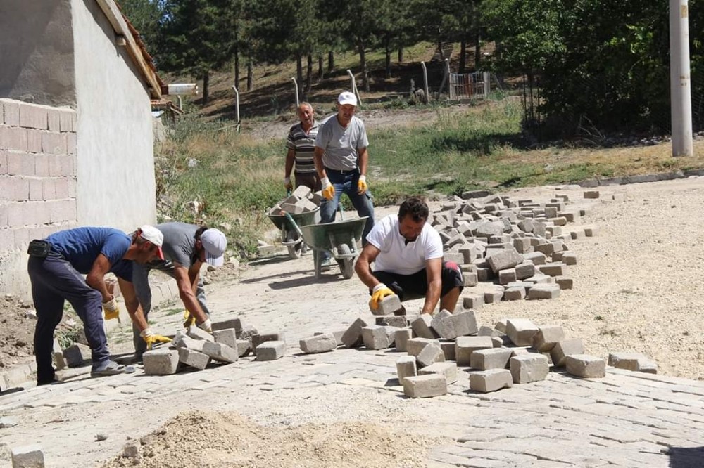 Şuhut Belediyesi çevre düzenleme çalışmalarına devam ediyor 