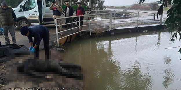 Sulama kanalında erkek cesedi bulundu