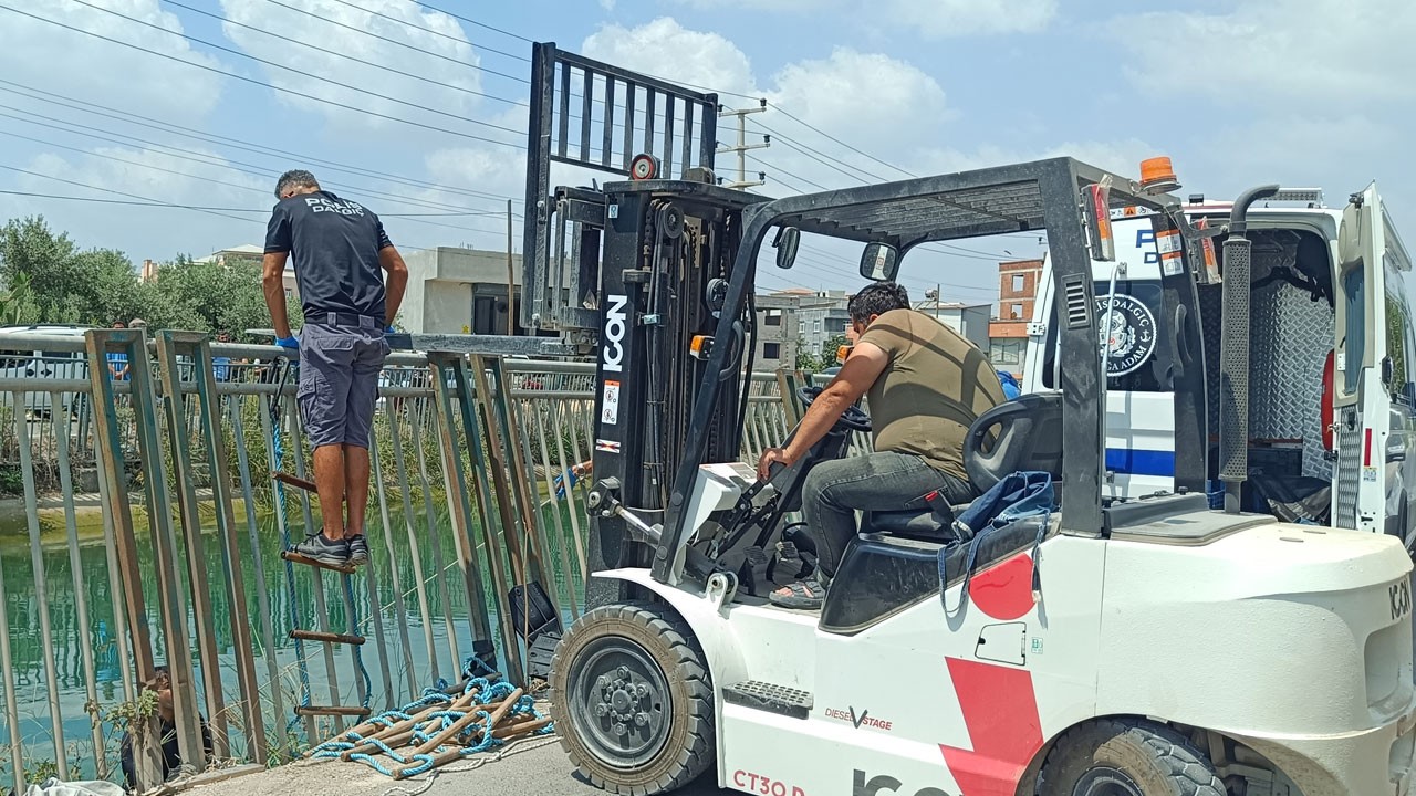 Sulama kanalında erkek cesedi bulundu