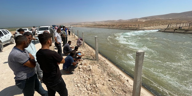 Sulama kanalında kaybolan 2 kişi aranıyor
