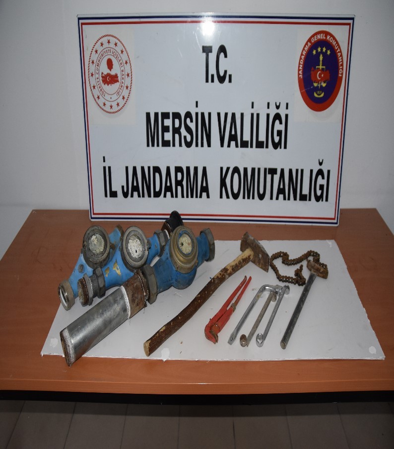 Sulama vanası çalan 3 kişi tutuklandı 