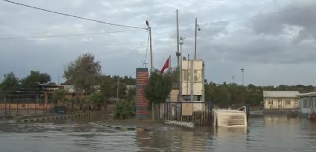Sular çekilmeye başladı