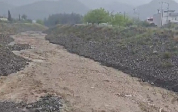 Sular tamamen çekilmişti! Bir anda oldu herkes şaşkın