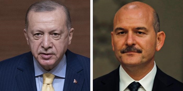Süleyman Soylu Erdoğan'ı kapıda karşıladı