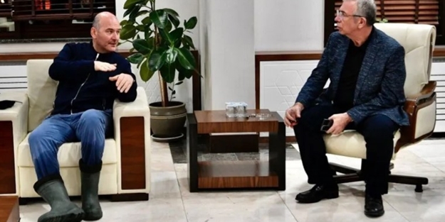 Süleyman Soylu ile Mansur Yavaş'ın fotoğrafı olay oldu! O detay dikkat çekti