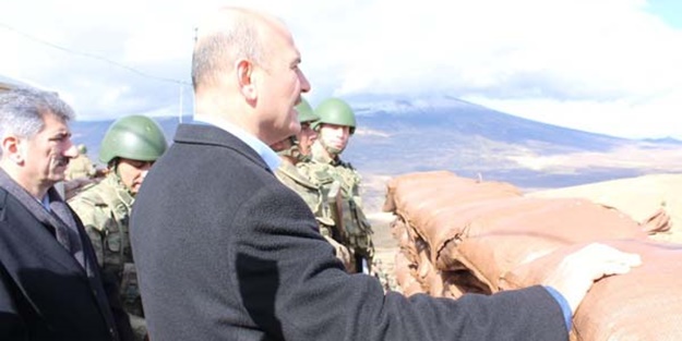 Süleyman Soylu İran sınırında