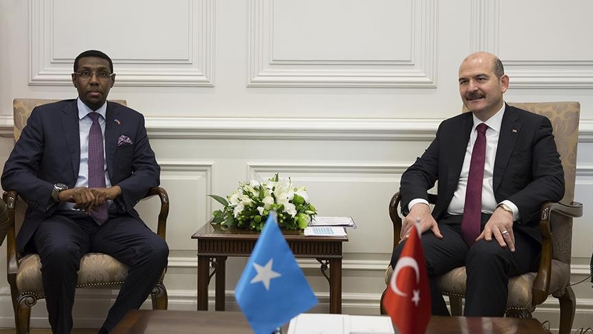 Süleyman Soylu, Somali İç Güvenlik Bakanını kabul etti
