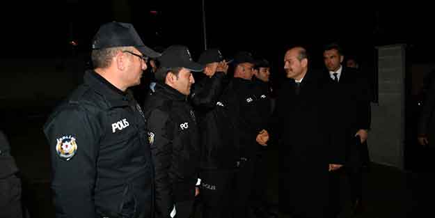 Süleyman Soylu'dan polis merkezine sürpriz ziyaret