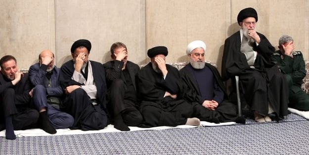 Süleymani'yi anma merasiminde dikkat çeken anlar!