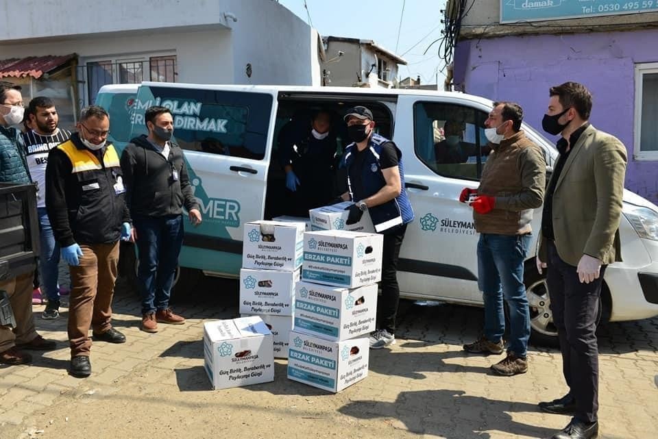 Süleymanpaşa Belediyesi’nden ihtiyaç sahiplerine dev destek 
