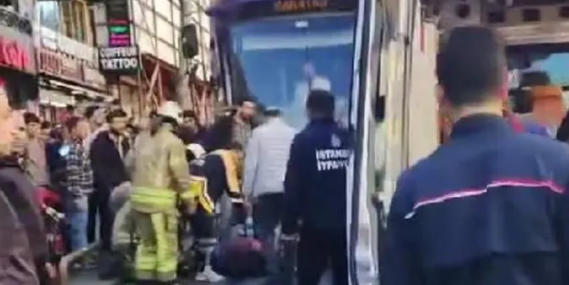 Sultanahmet'te tramvay kazası