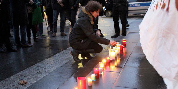 Almanya'da protesto edildi