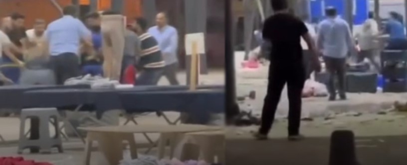 Sultanbeyli pazarında meydan muharebesi! Tekme tokat kavga ettiler!