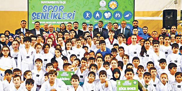 Sultanbeyli’de kış sporu mevsimi