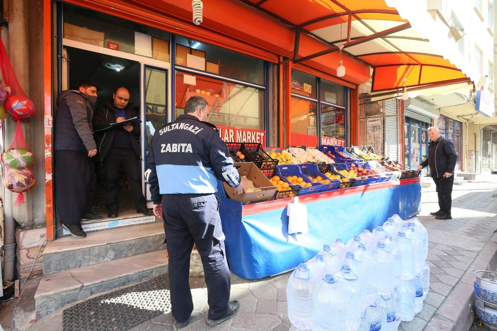 Sultangazi Belediyesi’nden kaldırım işgali önlemi 
