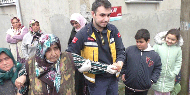 Sultangazi'de korkutan yangın