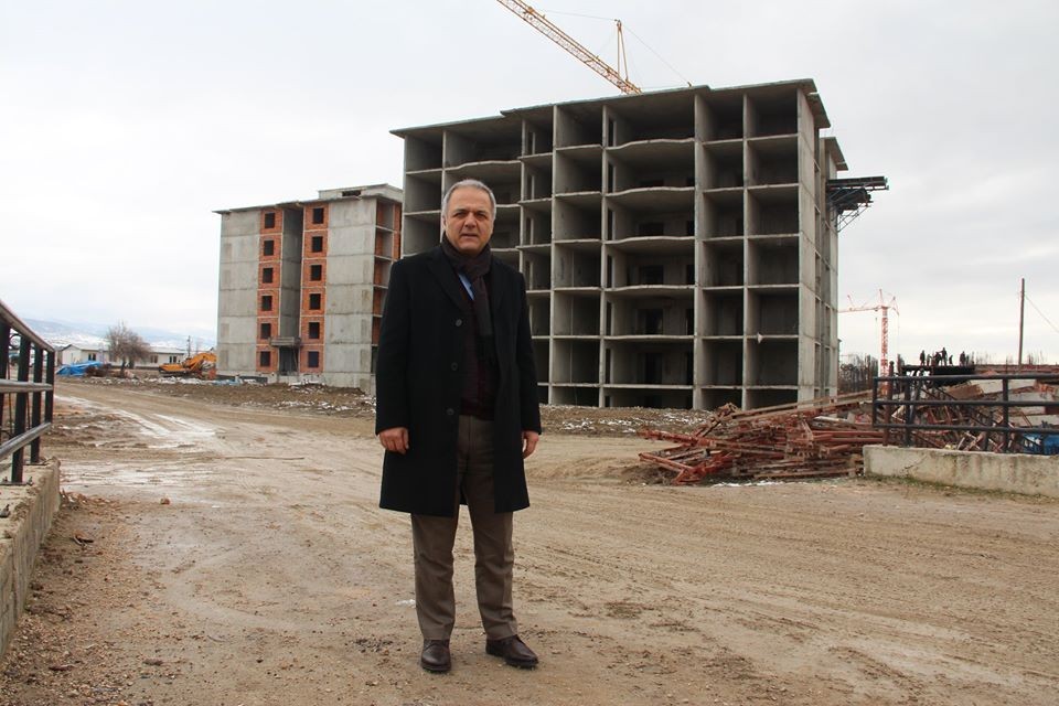 Suluova’daki TOKİ konutları yükseliyor 