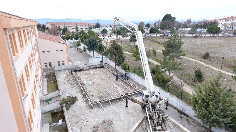 Suluova’ya basketbol sahası 