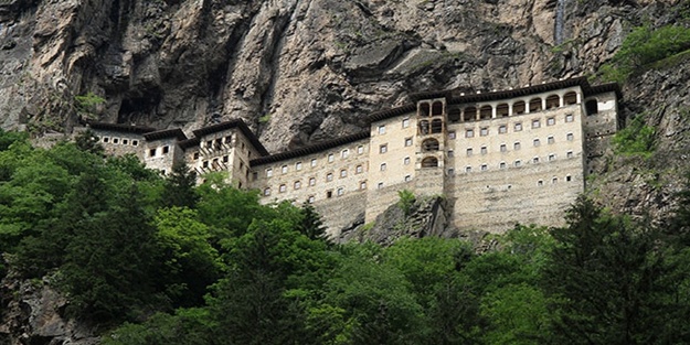 Sümela Manastırı'na 