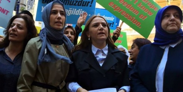 Sümeyye Erdoğan o protestoya katıldı