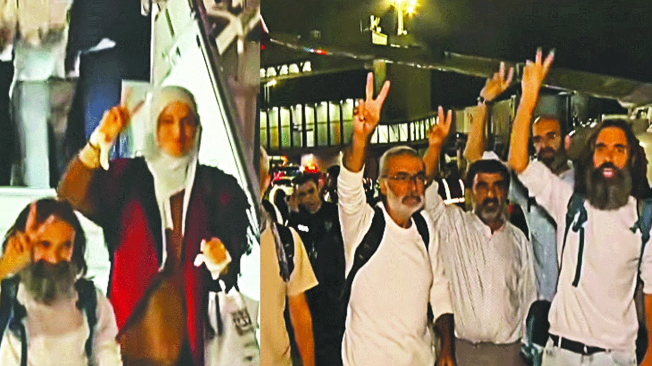 Sumud aktivistleri Türkiye'ye ayak bastı