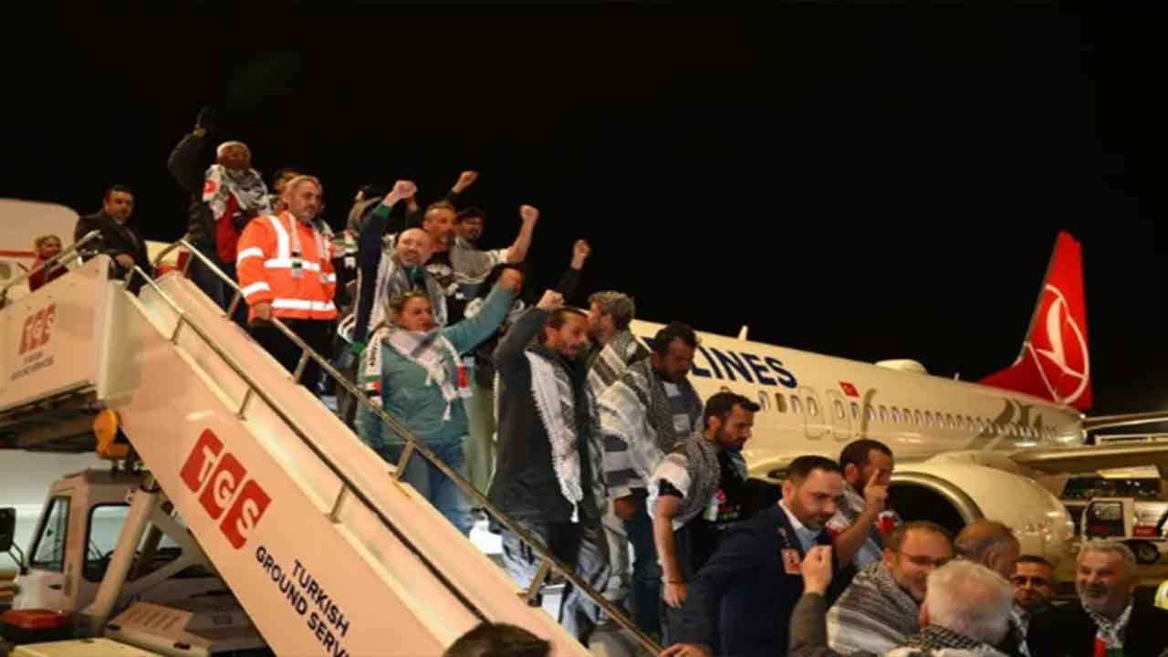 Sumud Filosu aktivistleri İstanbul'da! İşte Türkiye’ye getirilen yabancı ülke vatandaşları! Kim hangi ülkeden