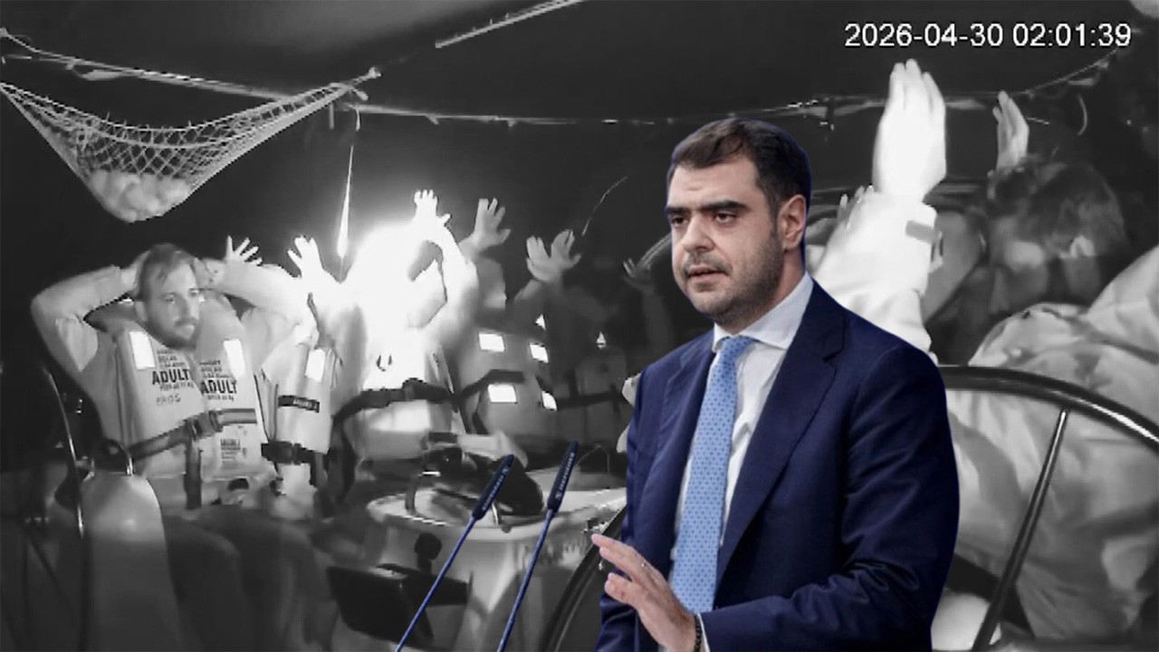 Sumud Filosu'na İsrail saldırısına tepkisiz kaldı Siyonistsever yine Yunanlığını yaptı