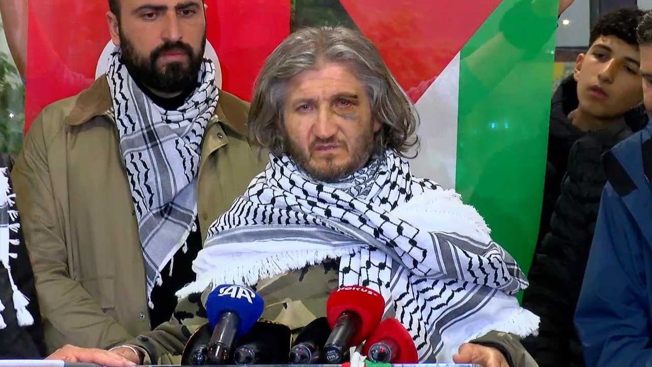 Sumud Filosu'ndaki aktivistlerden Hüseyin Oral, İstanbul'a geldi! Siyonistlerin zulmü ortaya çıktı