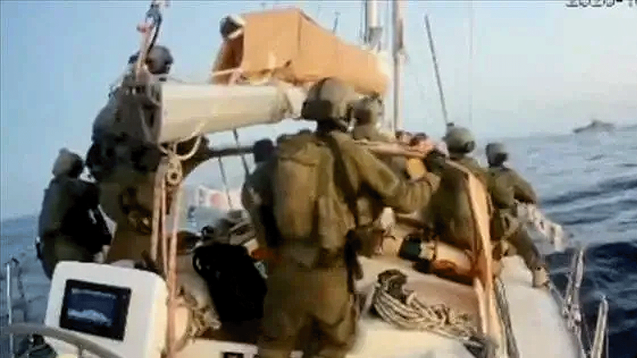 Sumud'suz vaka! Bir de övüyor şerefsiz! Siyonist baskına minare kılıfı