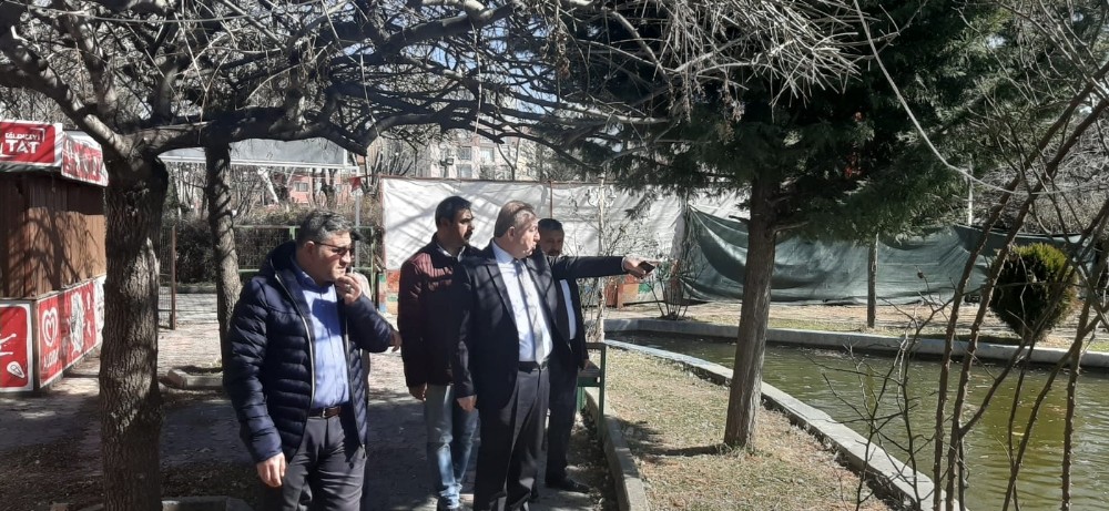 Sungurlu şehir parkına makyaj 