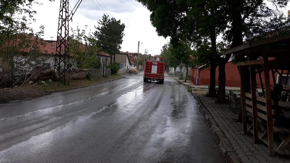 Sungurlu’da korona temizliği yollarda devam ediyor 