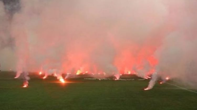 Süper Kupa'da istenmeyen görüntü!