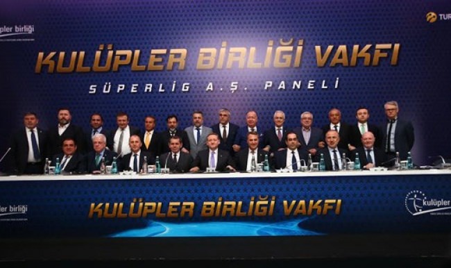 Süper Lig AŞ için ıslak imzalar atıldı