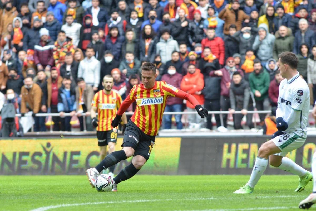 Süper Lig: Kayserispor: 2 - Konyaspor: 1