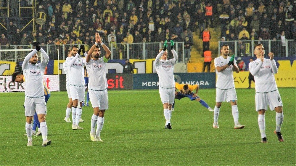 Süper Lig: MKE Ankaragücü: 0 - İttifak Holding Konyaspor: 1 (Maç sonucu) 