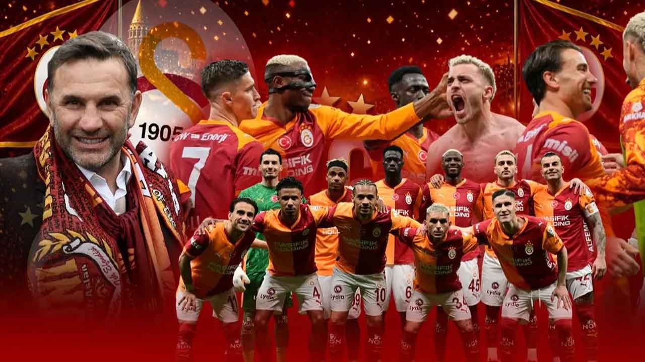 Süper Lig'de şampiyon Galatasaray