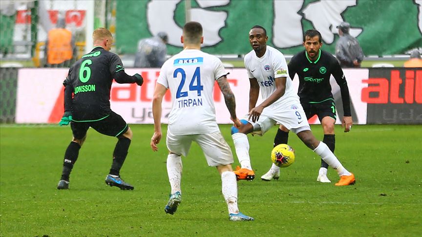 Süper Lig'in 24. haftasında Konya'da golsüz beraberlik
