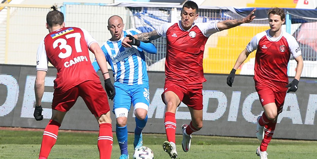 Erzurumspor ile Karagümrük arasında 4 gollü düello